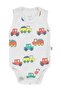 Vehicles Empirme 3-36 Months Snap-On Badi - Ecru