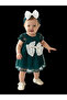 SELIN BOW PARTY DRESS - GREEN - 2