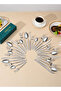 SUNHOME 30-Piece Stainless Steel Cutlery Set Silver - 3