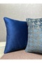 Detroit-6 Dark Blue Snowflake Double Combination 43X43 Snowflake Cover - 3