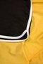 2 Pack Gray Black Colored White Piping Combed Cotton Slit Drawstring Mini Shorts - 5