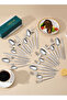 SUNHOME 30-Piece Stainless Steel Cutlery Set Silver - 2