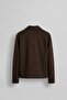 Men's Relaxed Fit Linen Look Seasonal Jacket Brown - 2