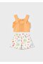 Girl's Shorts Set 4-8 Years Orange - 3