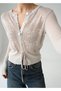 Openwork Tie Detail Cardigan