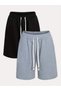 2 Pack Men's Combed Cotton Shorts