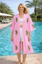 Cotton 3-Layer Muslin Peştemal Kaftan