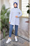 Striped Sports Tunic 71295-04 Cobalt blue - 3