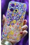 Redmi 15C 4g Compatible Colorful Flowers Patterned Transparent Silicone Phone Case