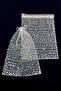 Gold Polka Dot Tulle Pouch, 50 Pieces Size 24X34Cm, Bridal Towel Slippers Prayer Mat Bundle Dowry Gift Pouch - 2