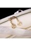 Women's Multi-Compartment Medium Size Cross Shoulder Bag Cream Victoria - 4
