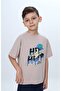 Boy's Crew Neck Short Sleeve Printed T-Shirt 24990 - 2