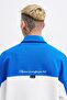 Men's Embroidered Detailed Polo Sweatshirt Ecru-Light Blue - 4