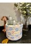 Colorful Quilted Makeup Organizer and Organizer Basket - 4