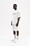 Men's Born Again Printed and Embroidered Washed Oversize T-Shirt Space Gray - 8