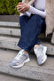 Brali̇to Women's Gray Lace-Up Comfortable Sole Sneaker - 3