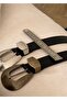 Iggy Black Faux Leather Belt 100 cm - 6