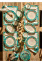 Van Gogh Almond Blossom Porcelain Presentation Plate Turquoise (25 cm) - 7