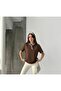 Brown Gazelle Themed Tshirt with Scarf - 3