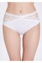 3032 Asymmetrical Lace High Waist Women's 2-Piece Panties