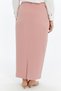 Apsen Women's Powder Waist Elasticized Seasonal Office Skirt with Slit Detail 1903-90 - 7