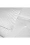 Linestyle double 100% cotton satin (90 thread) duvet cover set white (3 pieces) 200x220/50x70 white - 4