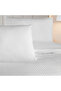 Linestyle double 100% cotton satin (90 thread) duvet cover set white (3 pieces) 200x220/50x70 white - 3