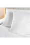 Linestyle Single 100% Cotton Satin (90 Thread) Duvet Cover Set White (2 Pieces) 160X220/50X70 White - 2