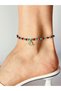 Vip Steel Elephant Detailed Beaded Anklet – Stylish Anklet with Colorful Stones