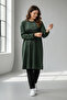 Women's Tunic with Stone Detail on the Front and Six Straps, Elasticated at the Waist