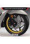 Honda Pcx Wheel Trim Motorcycle Wheel Trim Strip 13-14 Inch Compatible Pcx All Years Metallic Gold