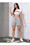2-Pack Women's Shorts Set - Black and Gray High-Waisted No-Show Oversize Shorts - 5
