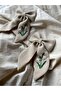 Handmade Snowdrop Embroidered Bow Buckle