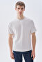 Men's Off-White Comfort Fit Crew Neck T-Shirt