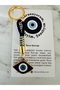 Evil Eye Bead Keychain with Eye Figure – Symbol of Luck & Protection Bag Charm - 3