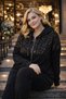 Women's Hooded Cardigan with Pul Detailed Zipper Closure, High Quality, Plus Size - 2
