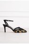 Sparkling Patterned Sequined Stiletto 7 cm Heeled Stylish Evening Dress Women's Shoes - 3