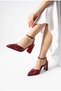 Sparkling Stone Embellished Heeled Shoes 9 cm Stylish Women's Shoes - 2