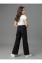Girl's Starry Stretch Fabric Thick Denim Trousers - 3