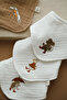 Duck Embroidered Muslin Scarf Apron - 5