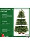 SHareconn Artificial Christmas Tree, 210 cm, Foldable Stand, Dense Branches, Quick Assembly - 4