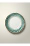 Porcelain Green Flat Plate 20 cm Set of 6 - Cake Plate - Dessert Plate - 2