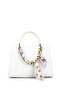 Women's Faux Leather White Shoulder Bag
