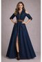 Maxi Boy Zipper Detailed Denim Dress Cou-93