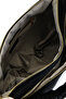 Women's Faux Leather Black Shoulder Bag - 5