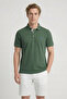 Barbados Khaki 100% Cotton Polo T-Shirt