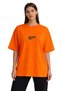 Orange Oversize T-Shirt Unisex 100% Cotton Fantastic Text Printed Casual Streetwear T-Shirt - 2