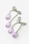 2-Piece Girl's Clip Buckle with Lilac Tulip Figure - 2