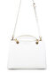 Women's Faux Leather White Shoulder Bag - 3