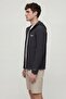 Nordura Navy Blue Hooded Windbreaker Coat - 4